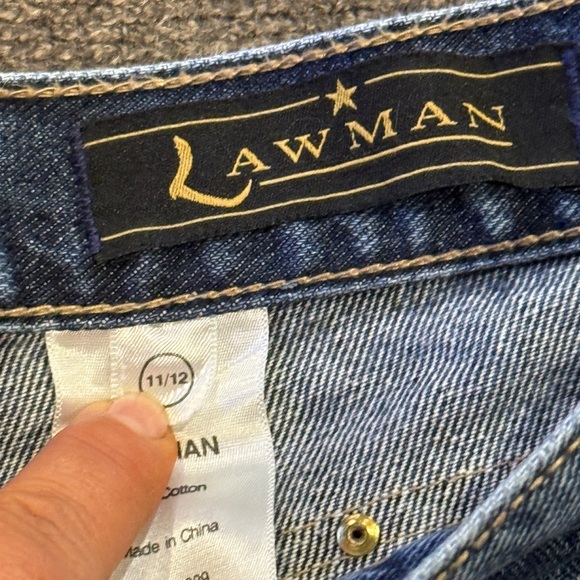 Lawman Women's Bare Back Vintage 90’s Denim Jeans - Picture 5 of 5